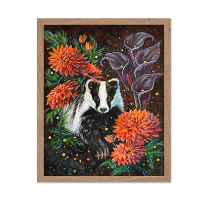 Badger Floral Night