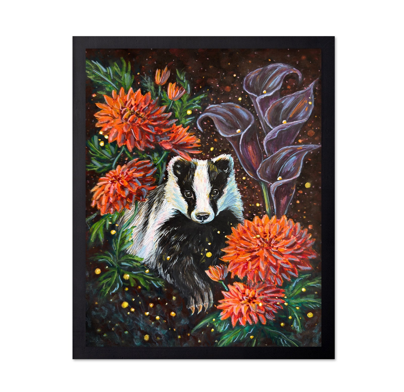Badger Floral Night