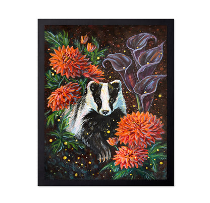 Badger Floral Night