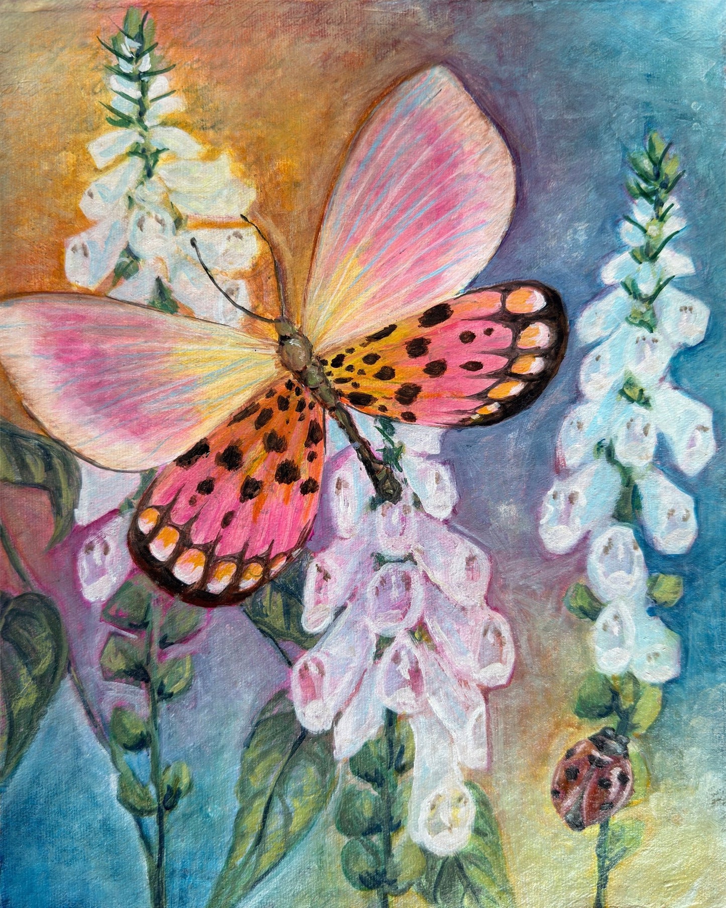 Pink Butterfly Bloom