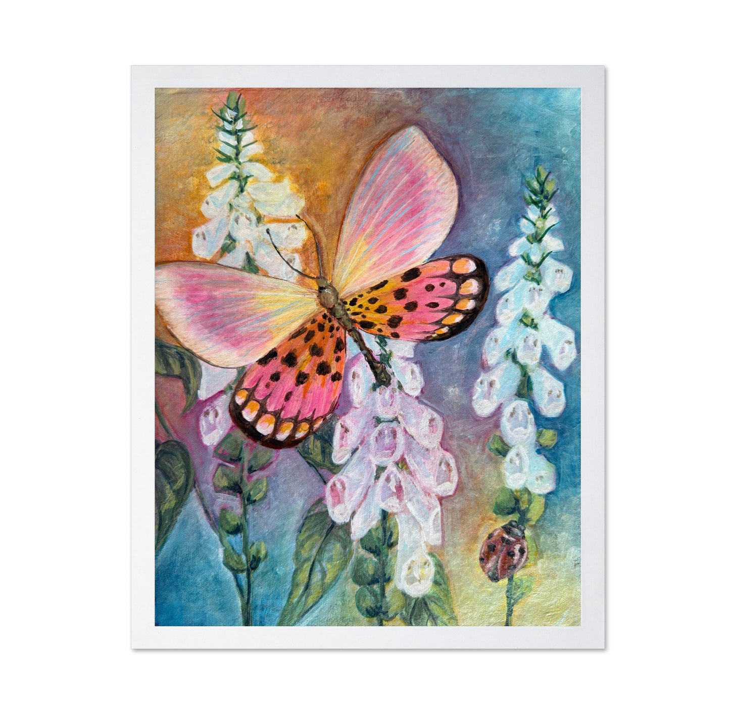 Pink Butterfly Bloom