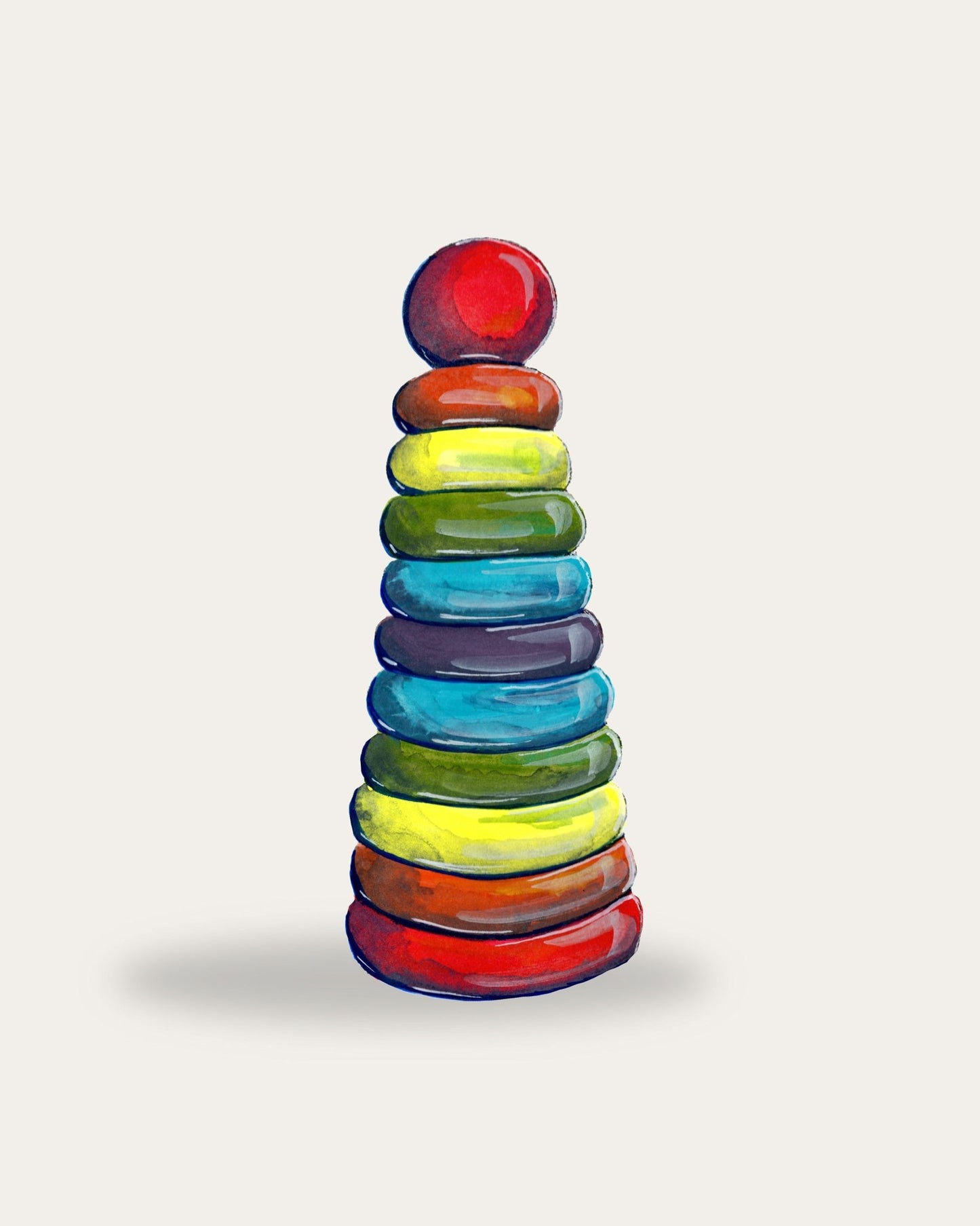 Rainbow Stacking Toy
