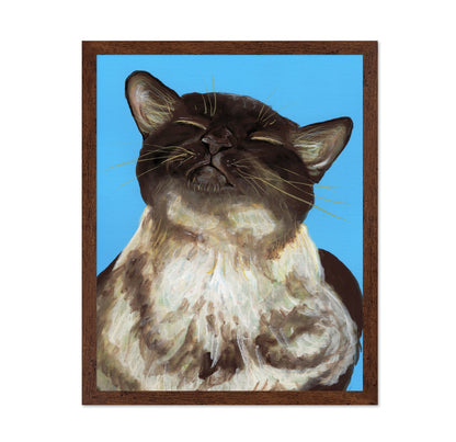 Blissful Cat Portrait