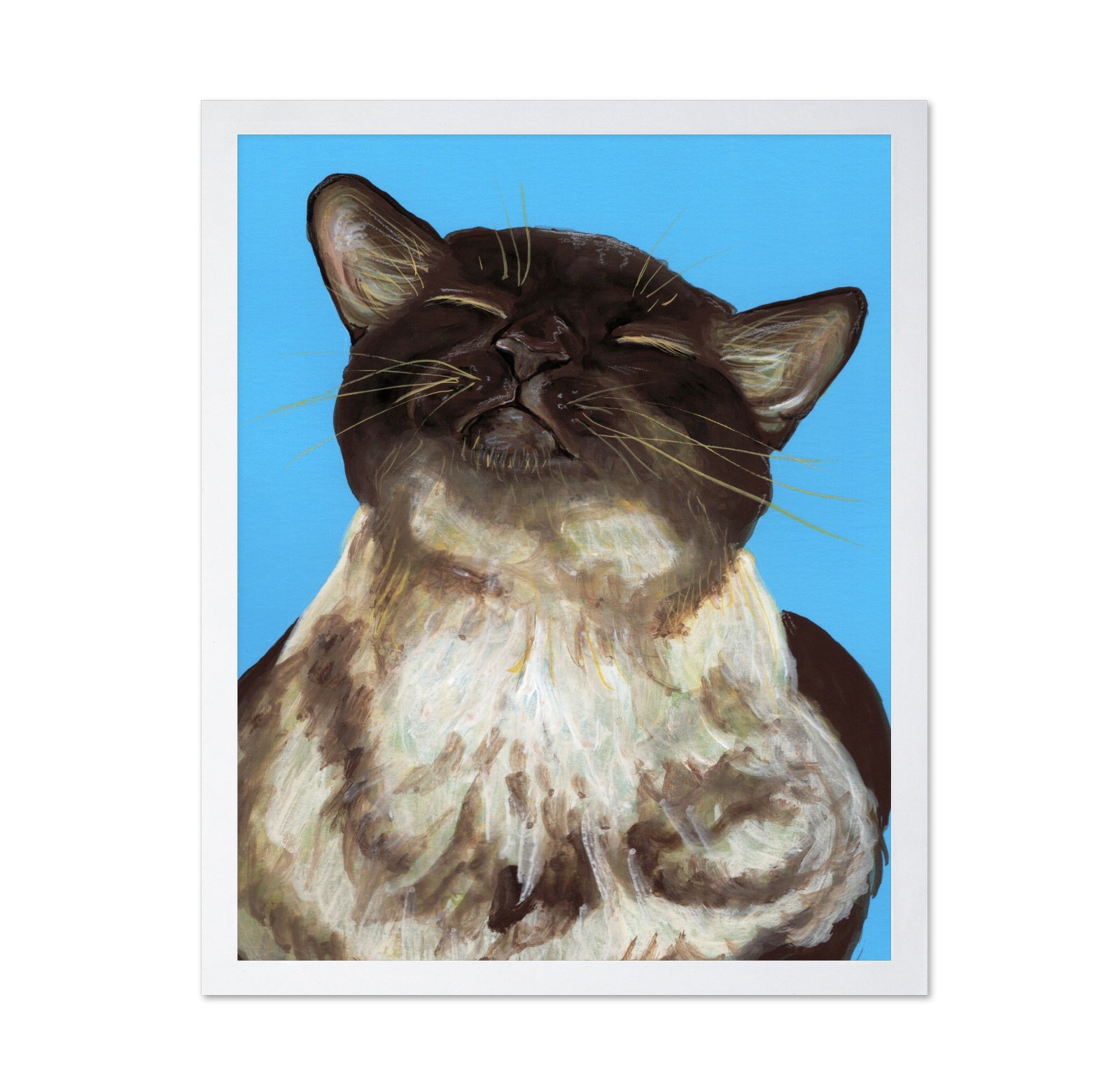 Blissful Cat Portrait