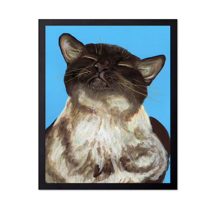 Blissful Cat Portrait