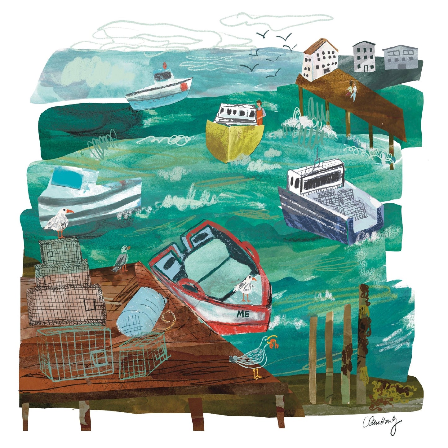 Coastal Harbor Boats