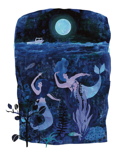 Moonlit Mermaid Scene