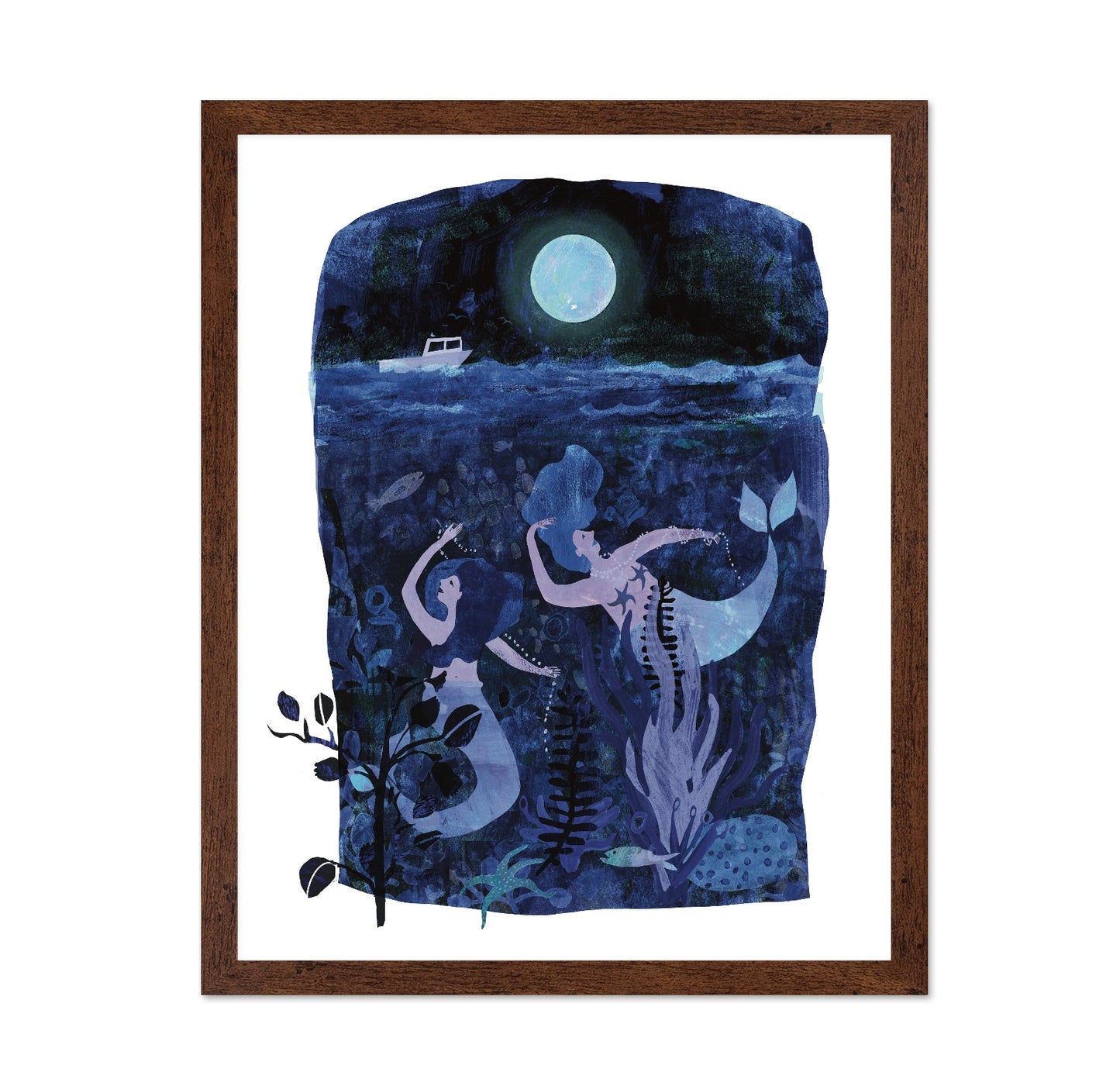 Moonlit Mermaid Scene