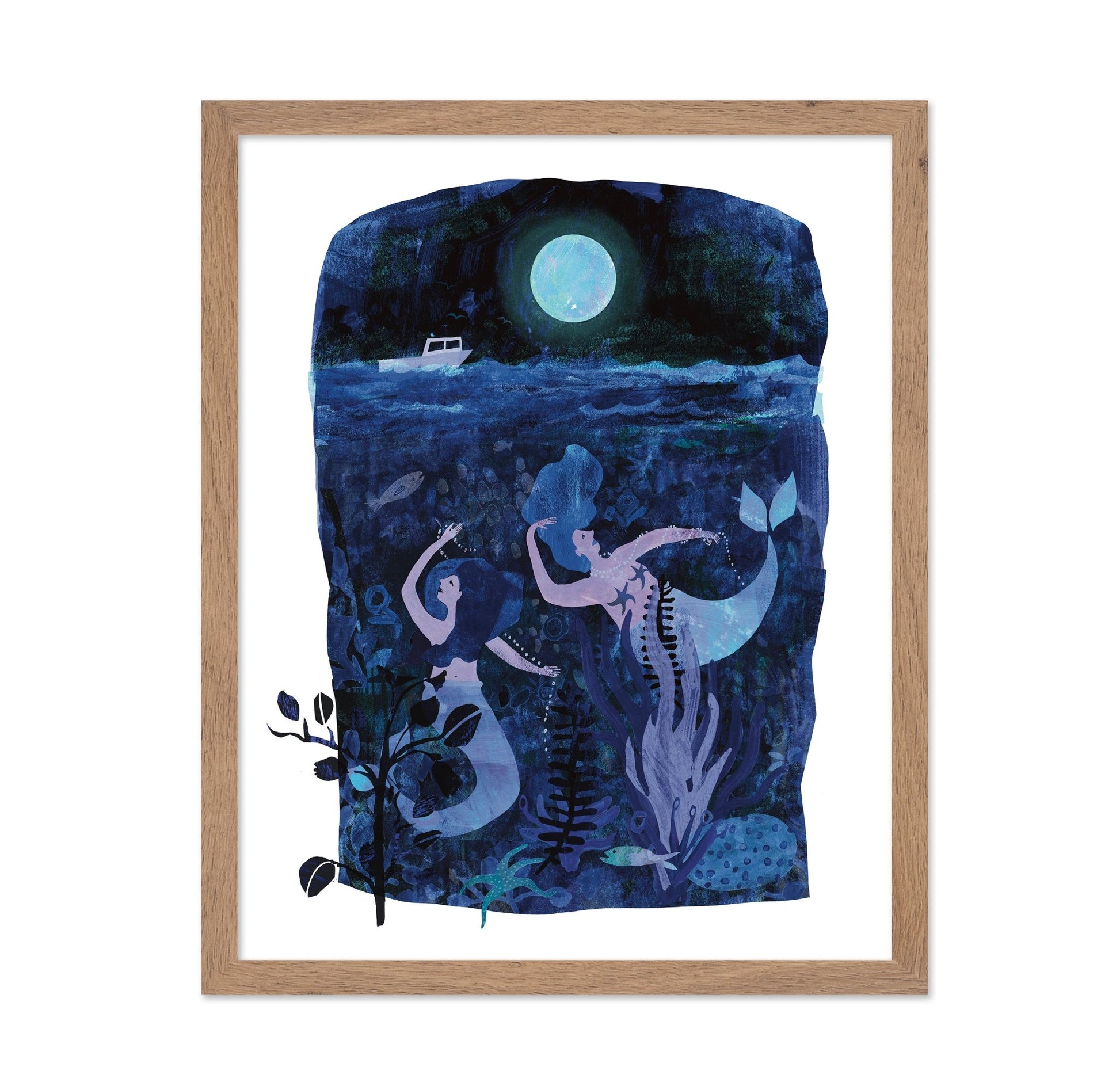 Moonlit Mermaid Scene