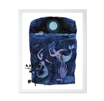 Moonlit Mermaid Scene