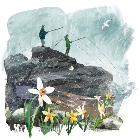 Rainy Fishing Day