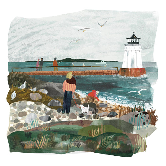 Coastal Lighthouse Scene