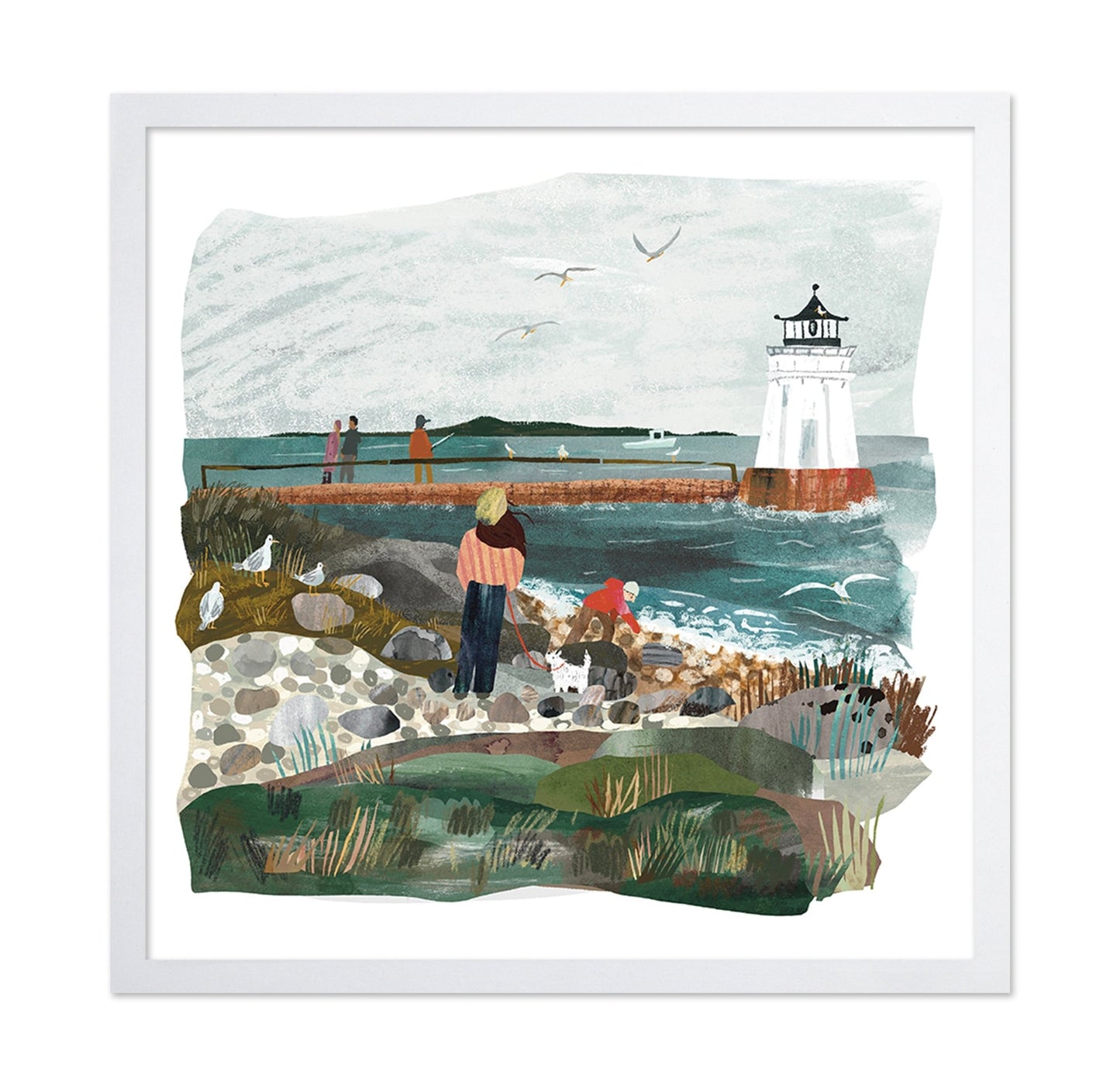 Coastal Lighthouse Scene