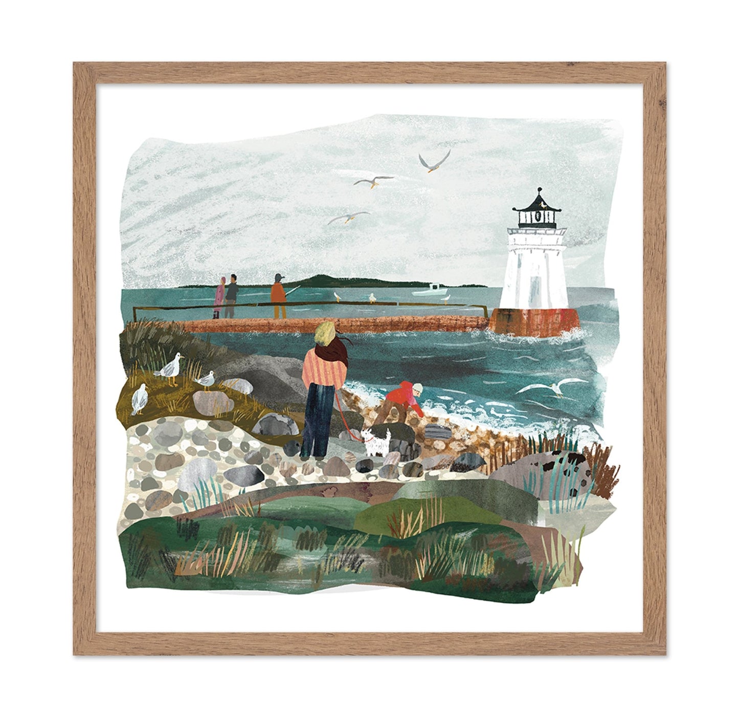Coastal Lighthouse Scene