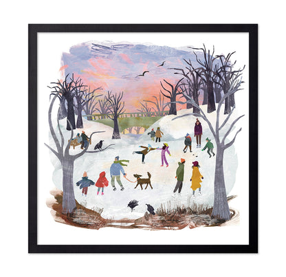 Winter Ice Skating No2
