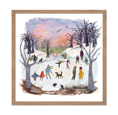 Winter Ice Skating No2