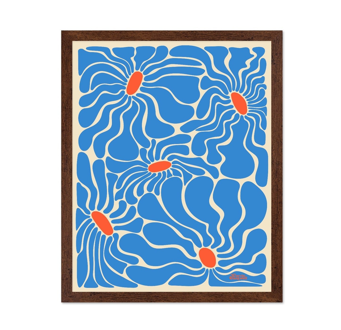 Blue Abstract Pattern