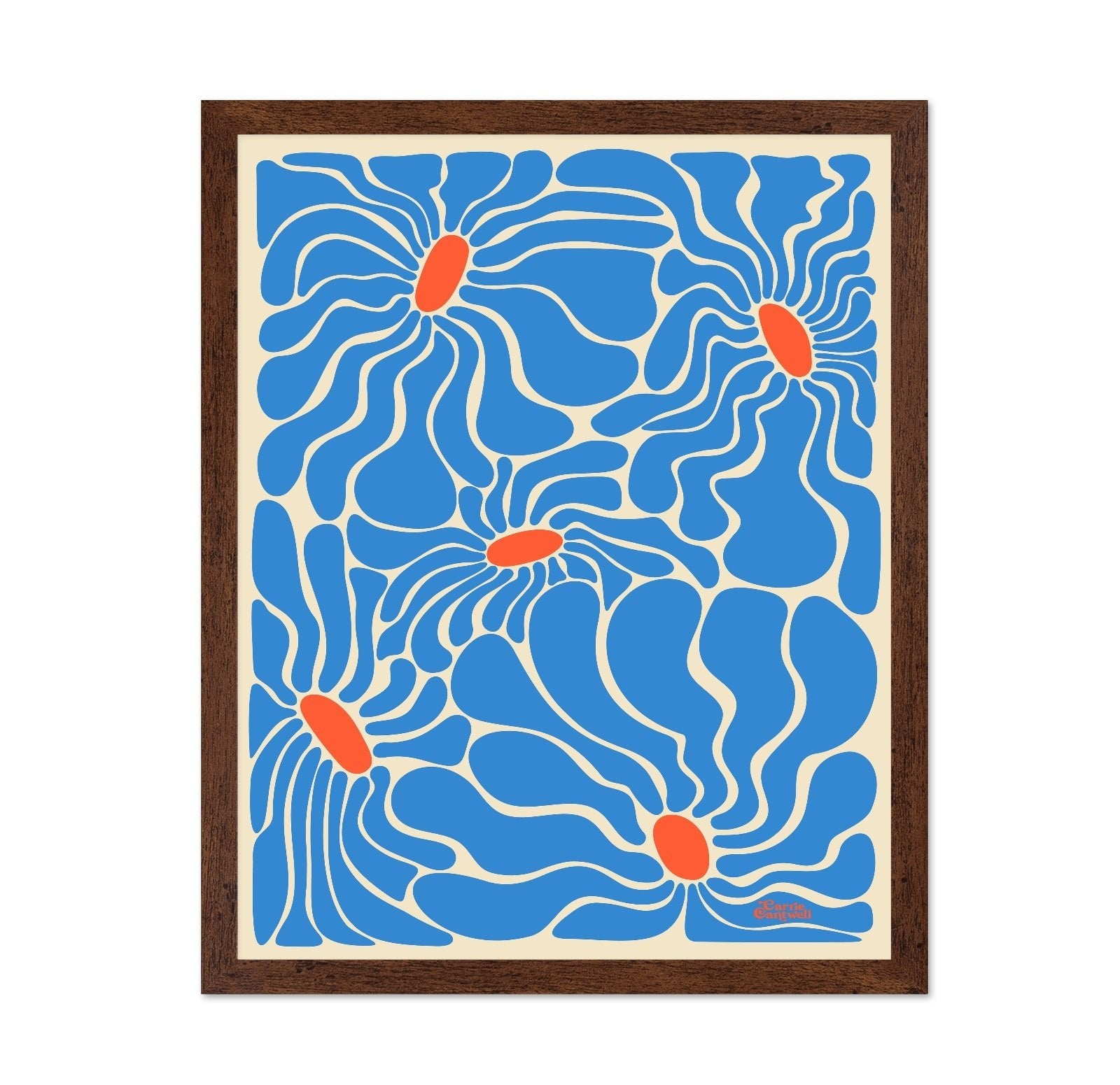 Blue Abstract Pattern