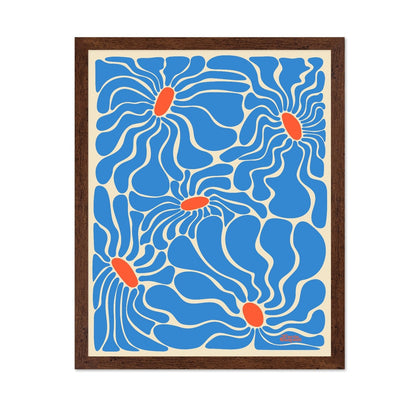 Blue Abstract Pattern