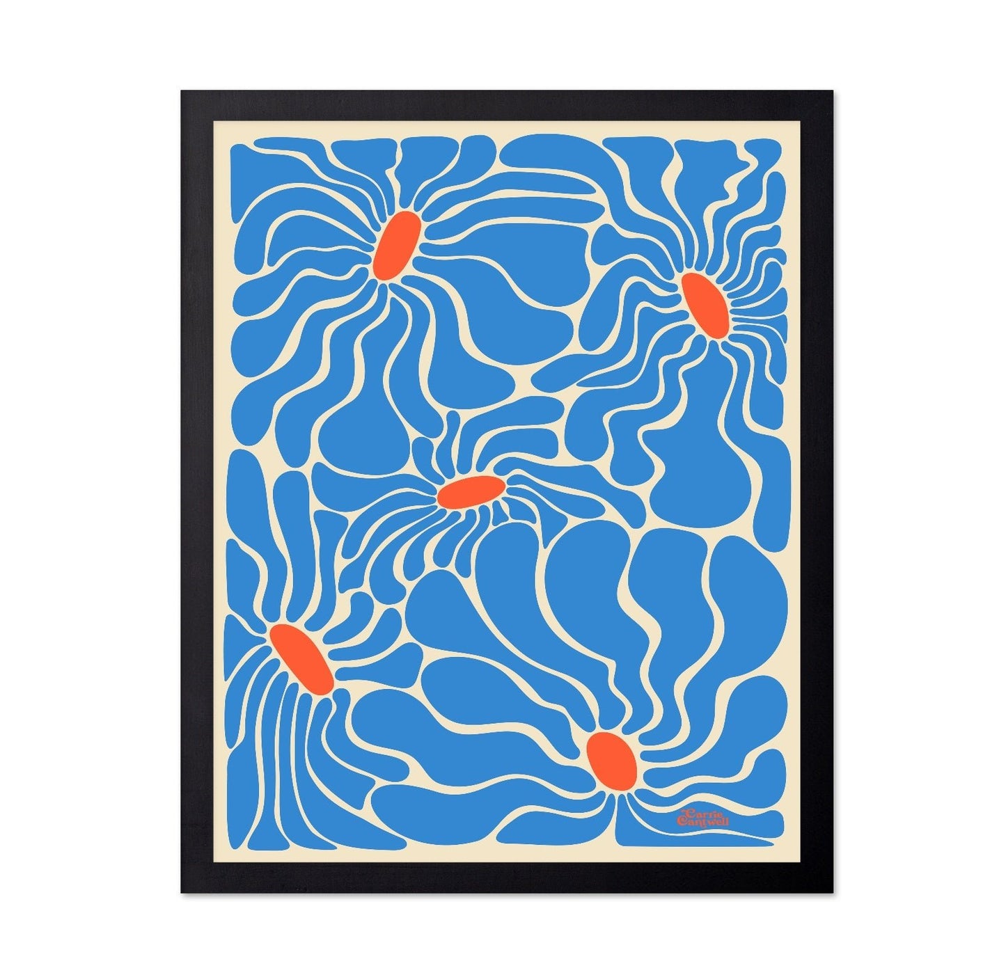 Blue Abstract Pattern