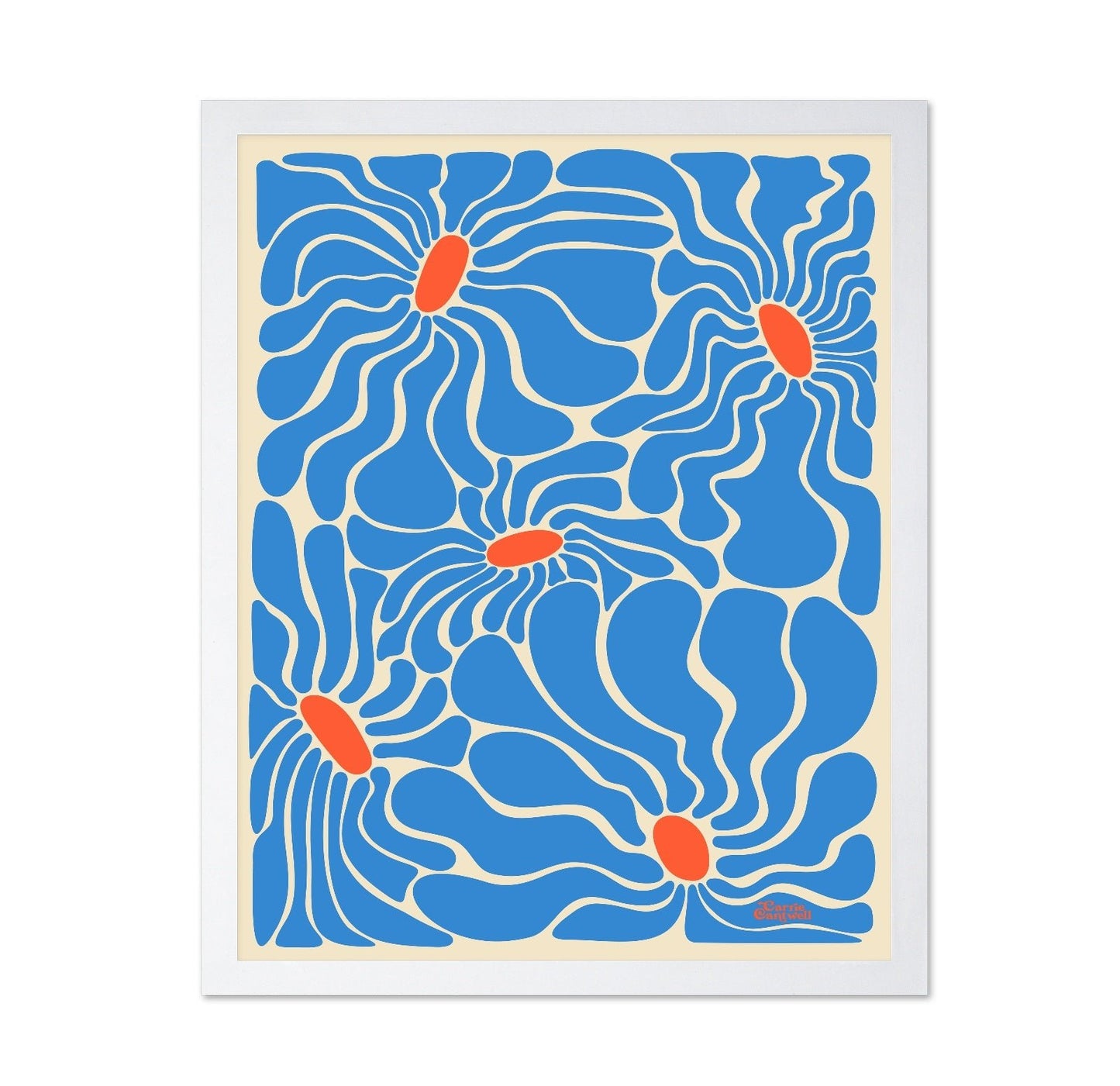 Blue Abstract Pattern