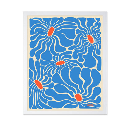 Blue Abstract Pattern