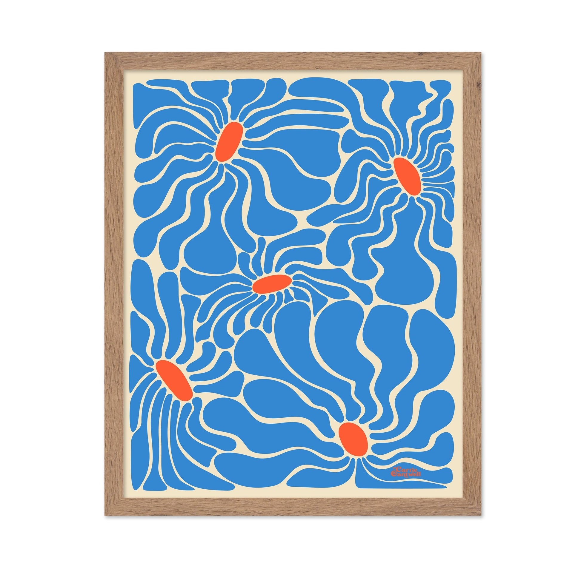 Blue Abstract Pattern