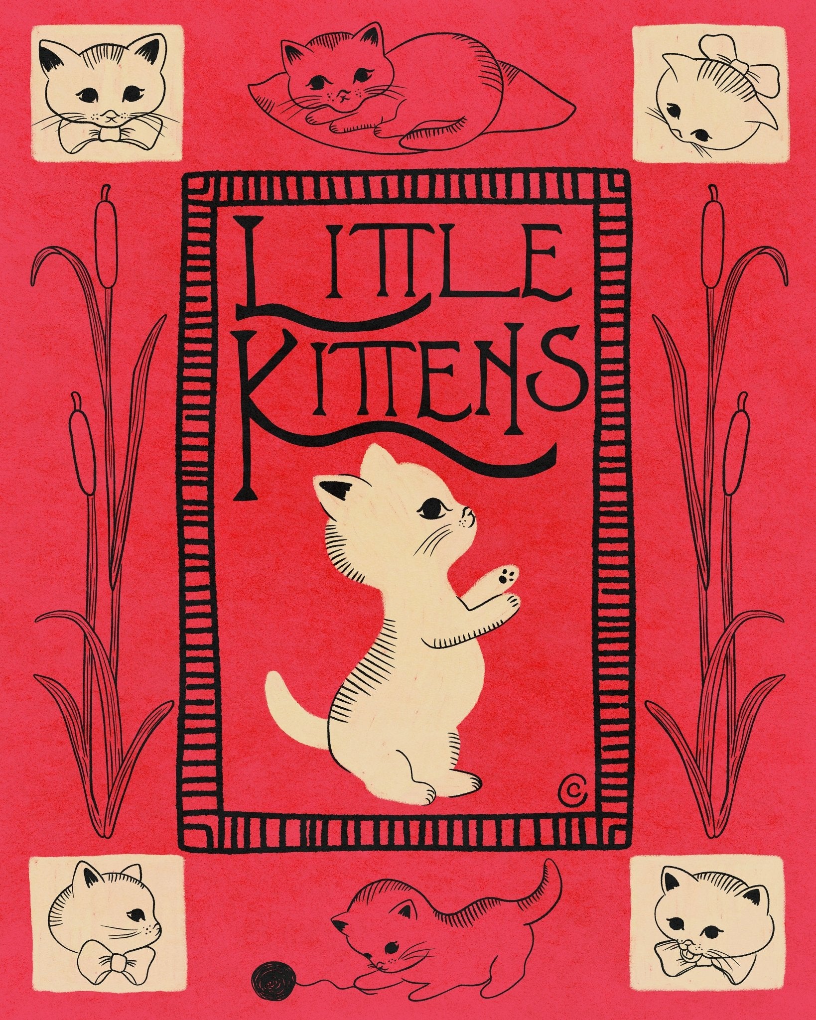 Little Kittens Poster