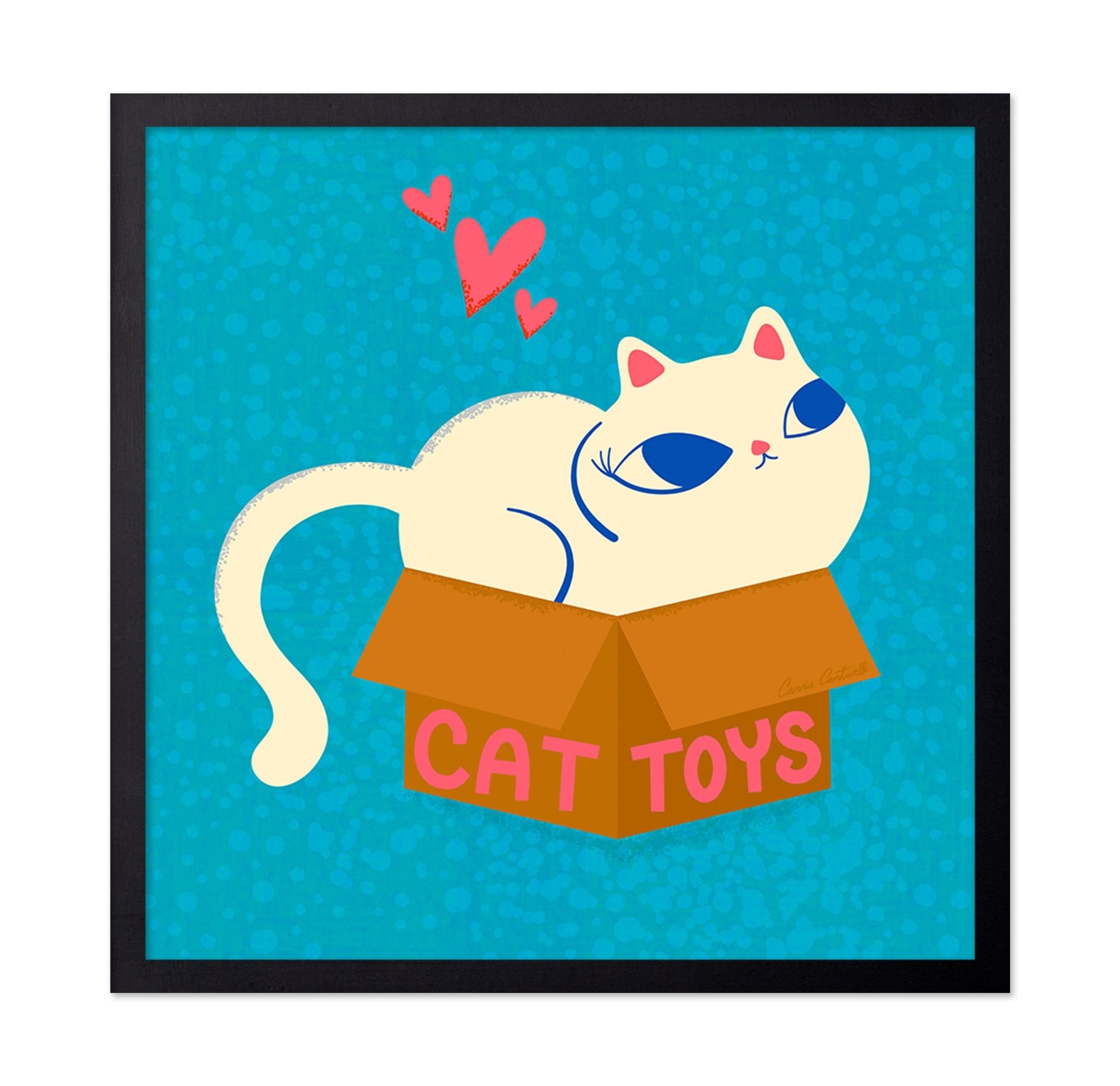 Cute Cat Toy Box