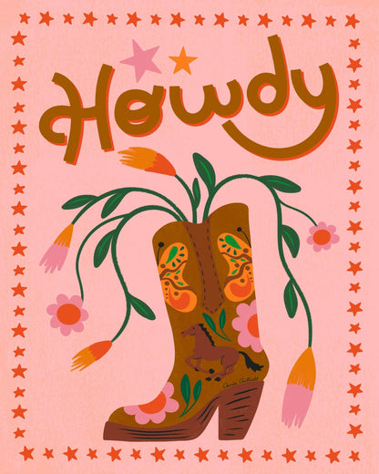 Howdy Western Boot