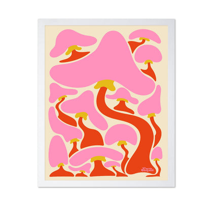 Retro Mushroom Pattern