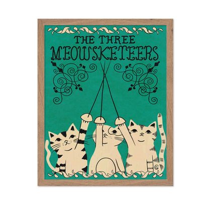 Three Meowsketeers Cats