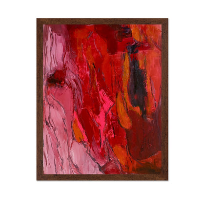 Red Abstract Flow