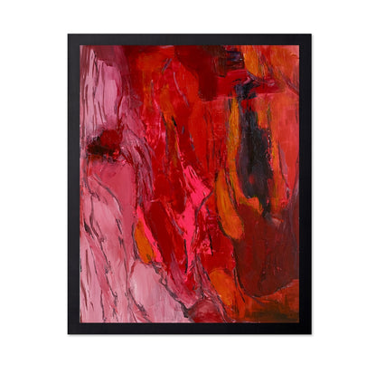 Red Abstract Flow