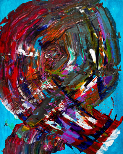 Dynamic Abstract Spiral