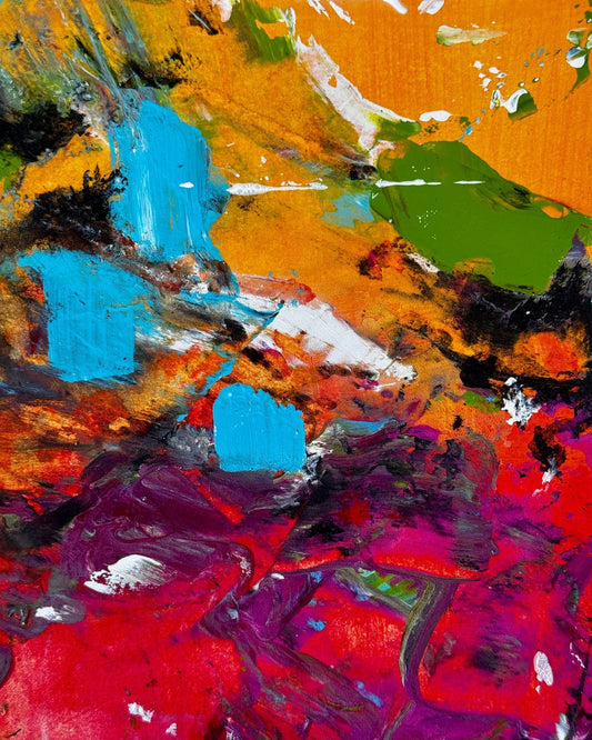 Color Burst Abstract No1