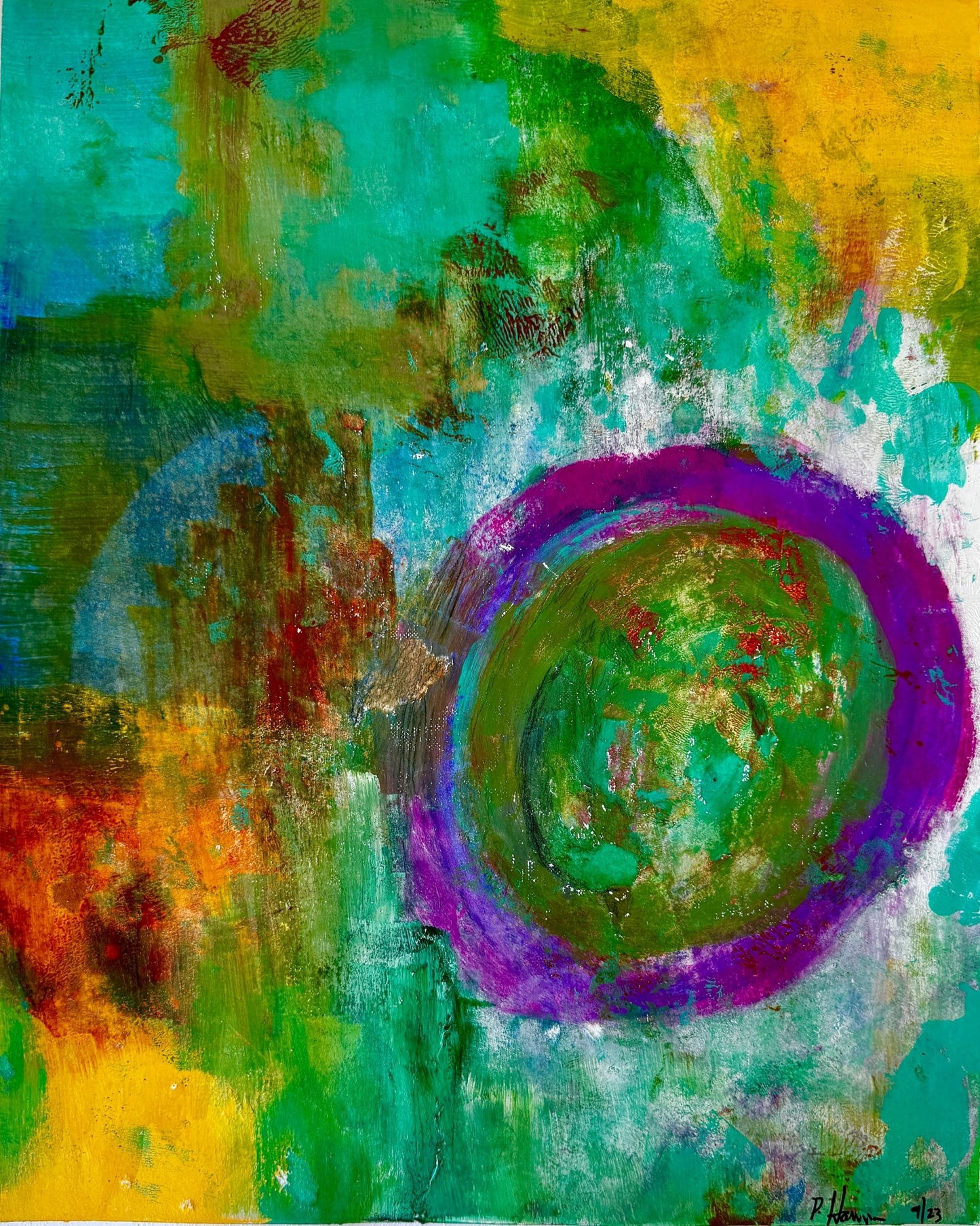 Colorful Abstract Circle