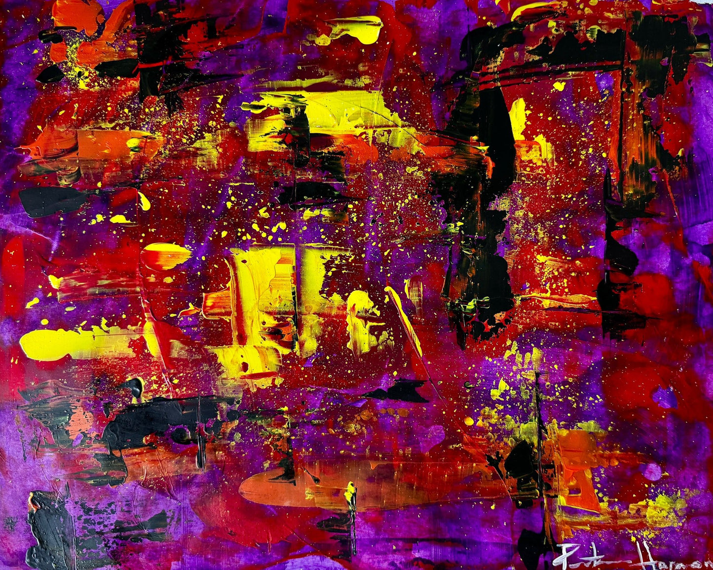 Bold Neon Abstract