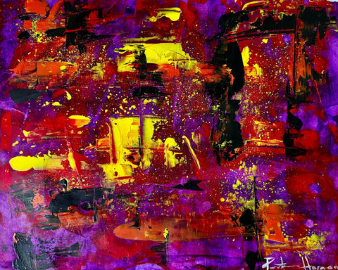 Bold Neon Abstract