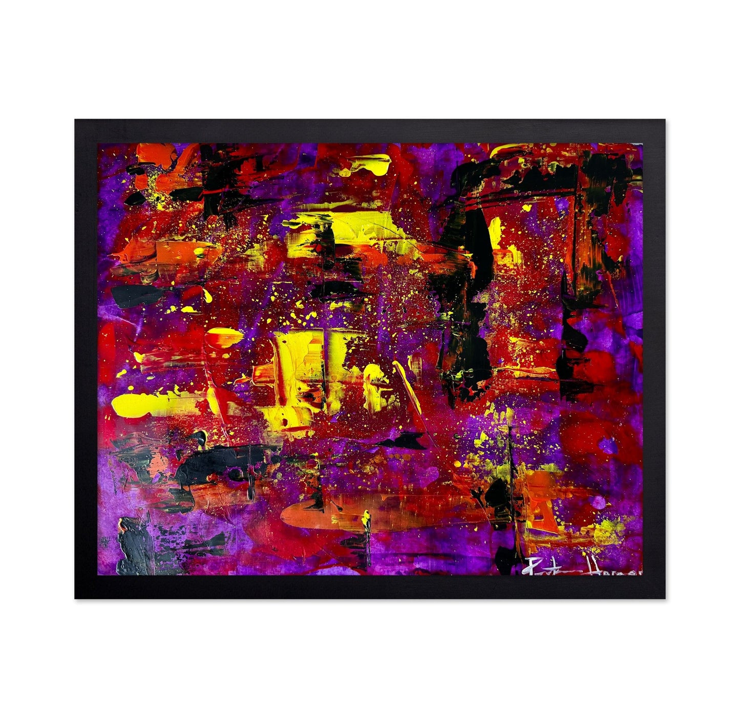 Bold Neon Abstract