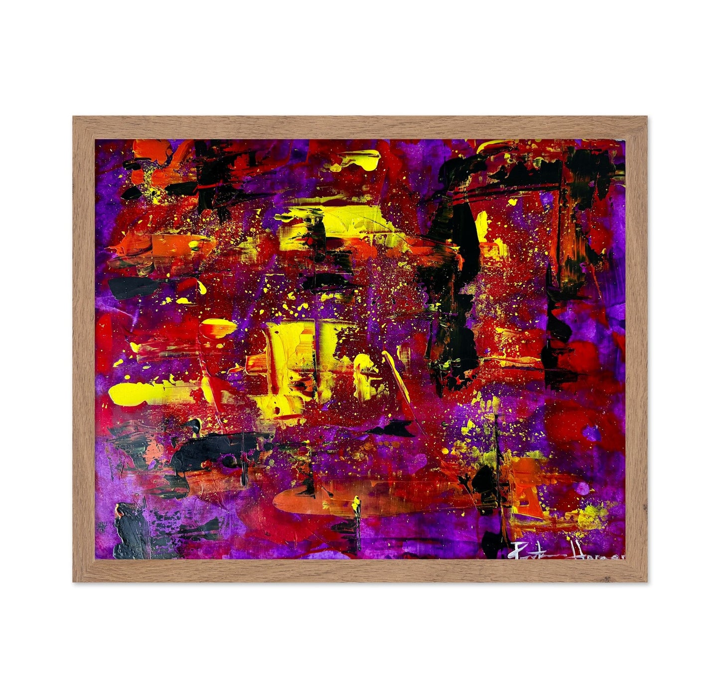 Bold Neon Abstract