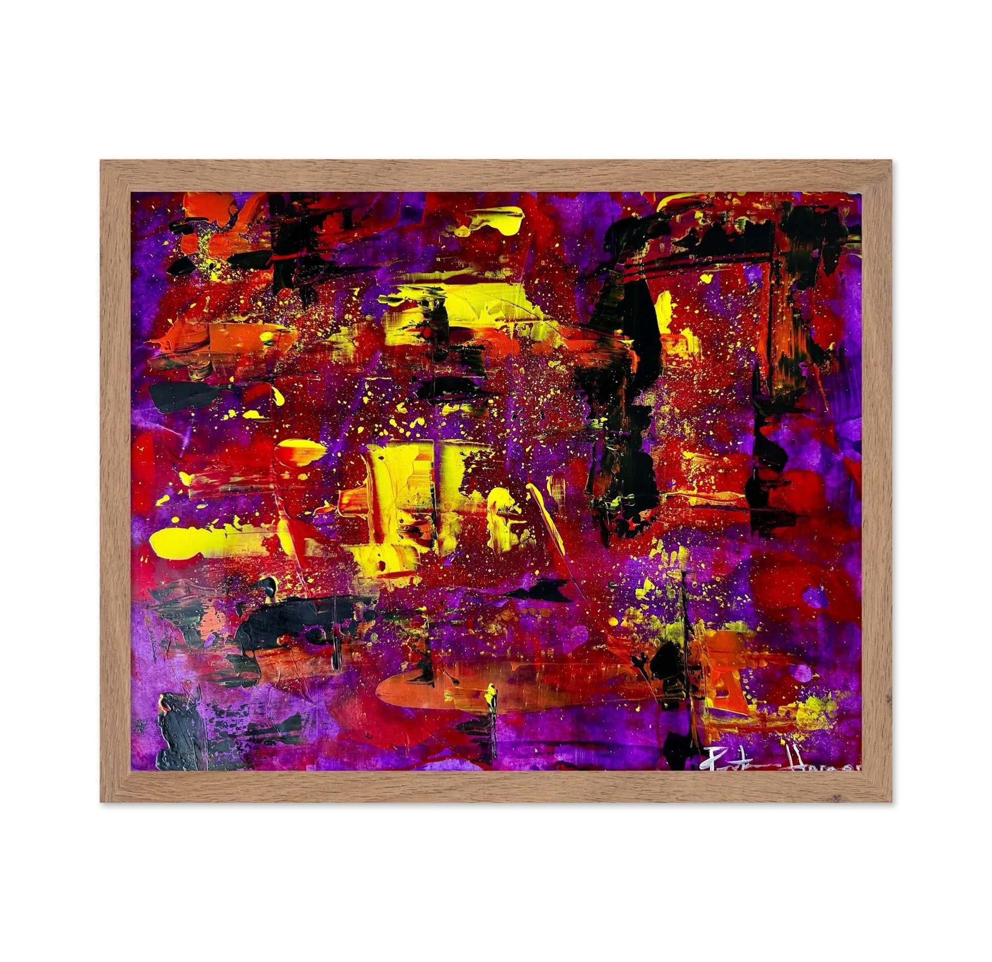 Bold Neon Abstract
