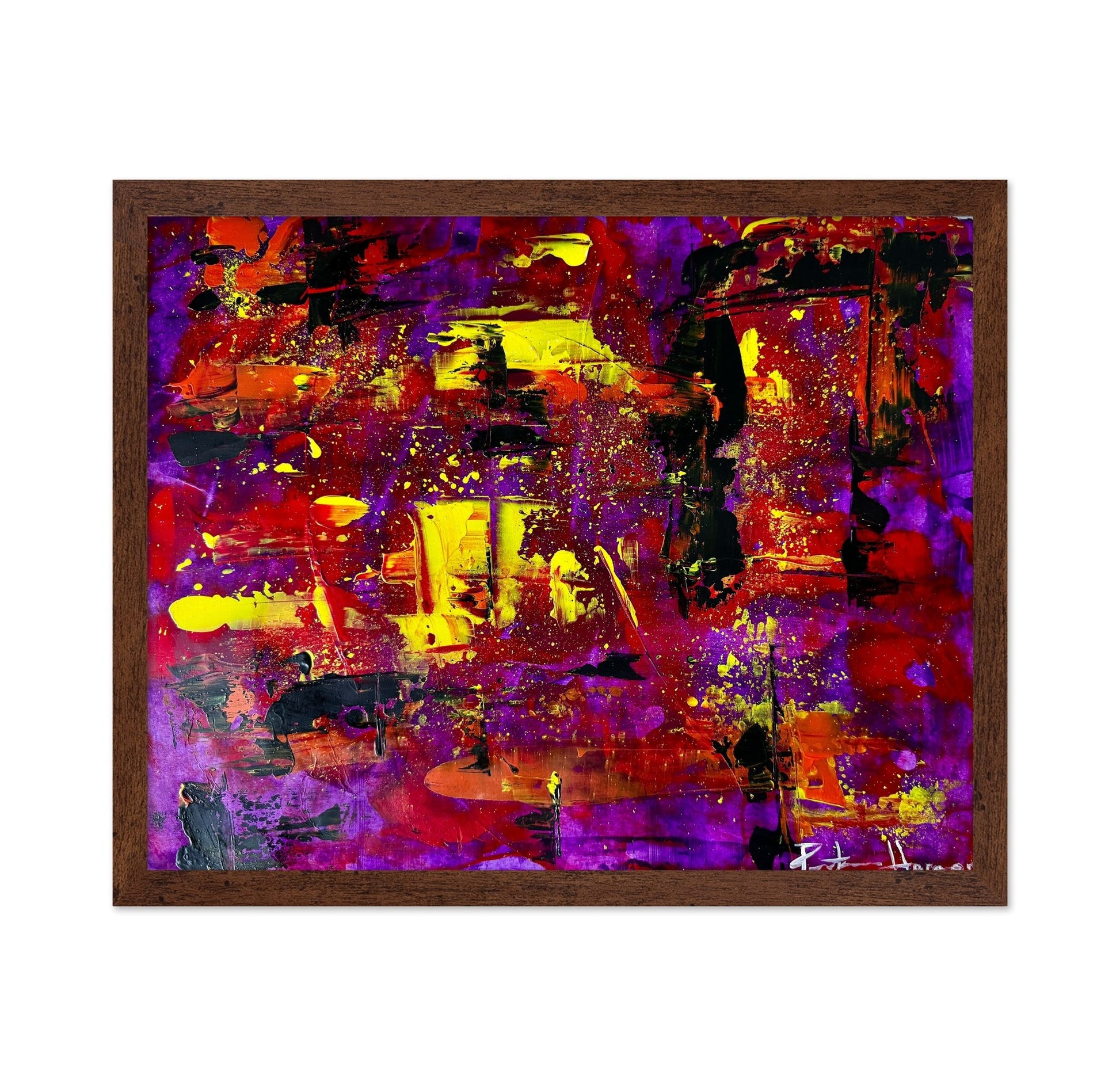 Bold Neon Abstract