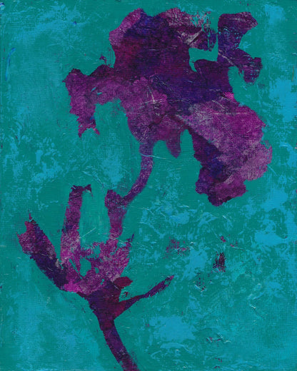 Purple Bloom Abstract