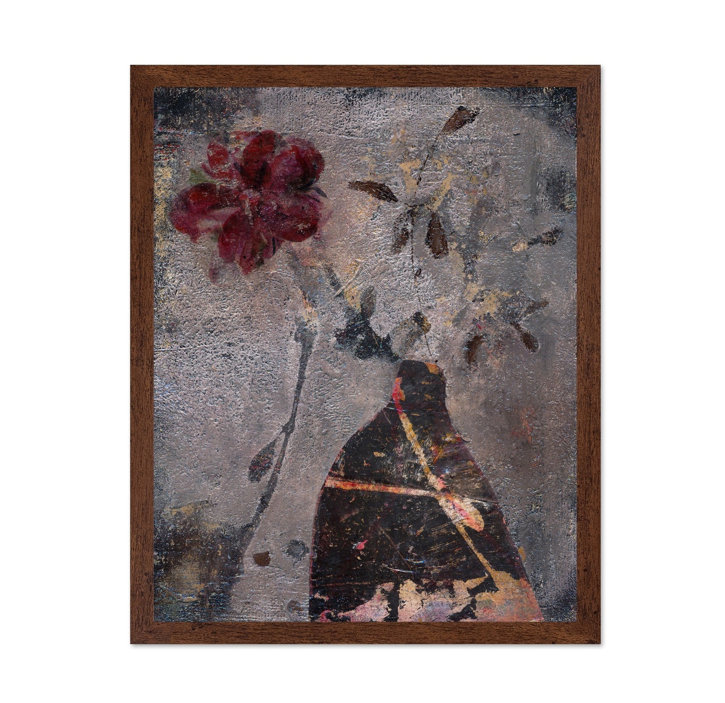 Dark Floral Vase No2