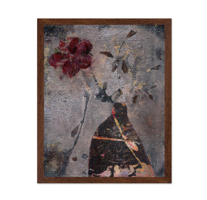 Dark Floral Vase No2