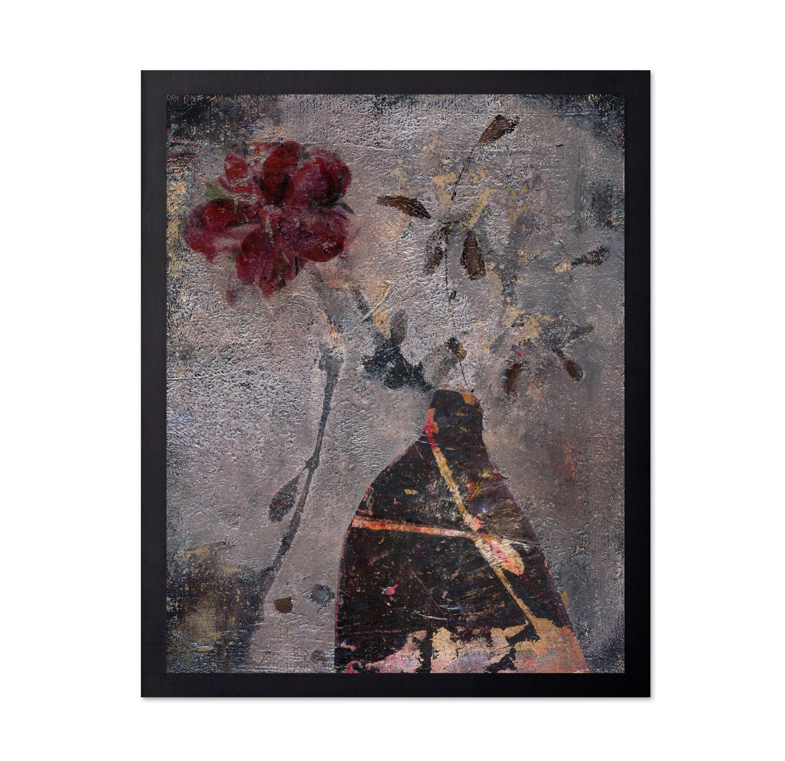 Dark Floral Vase No2