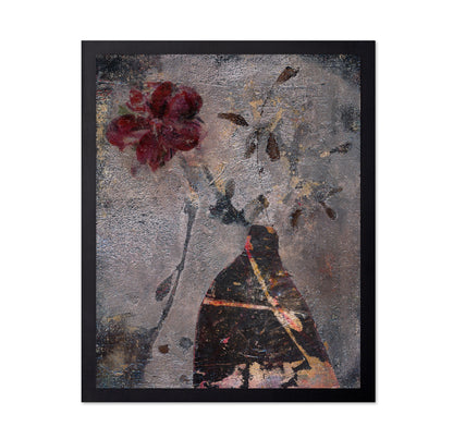 Dark Floral Vase No2