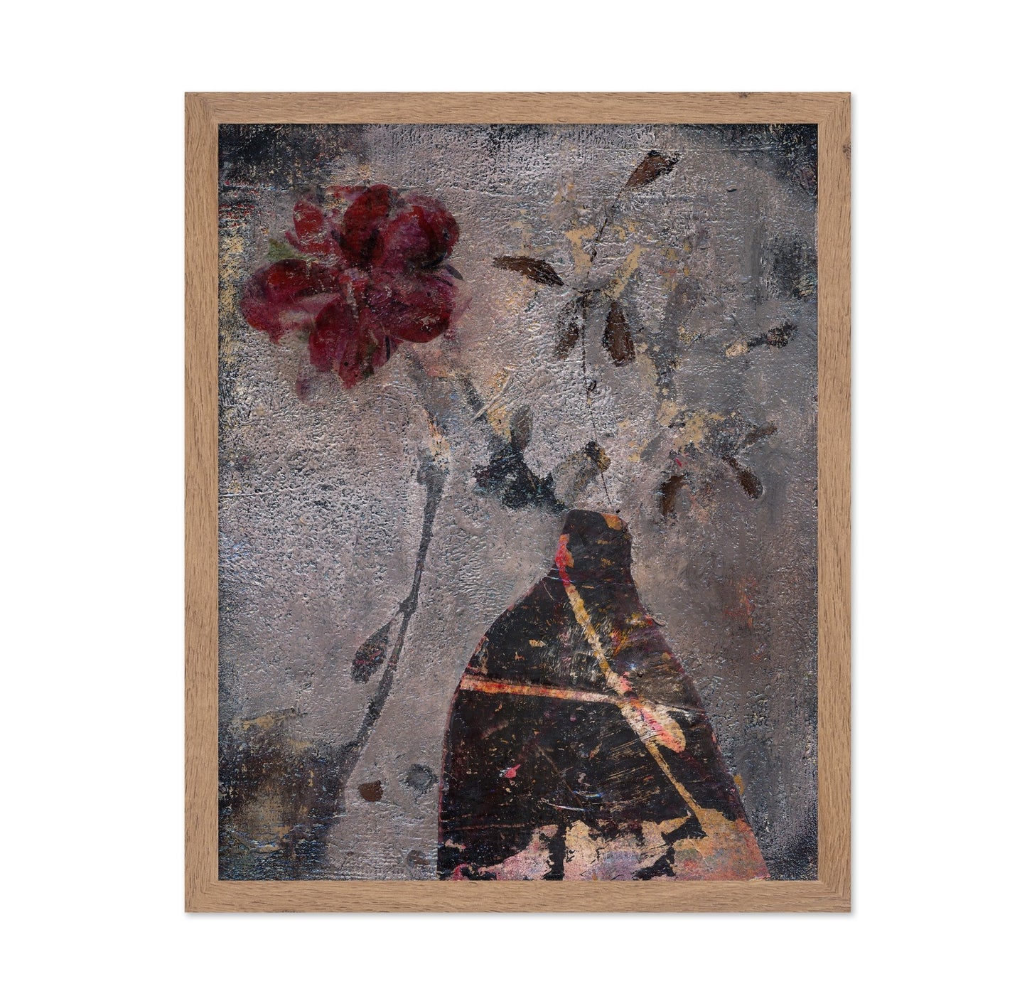 Dark Floral Vase No2