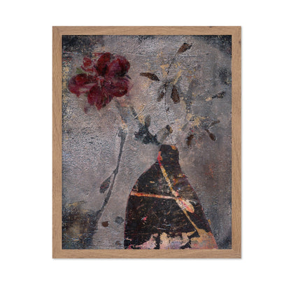 Dark Floral Vase No2